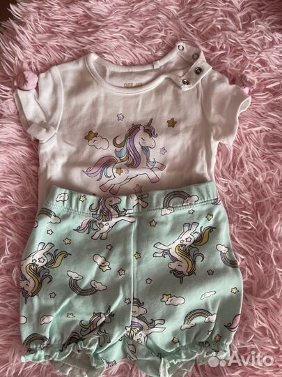 Комплект шорты и футболка для девочки