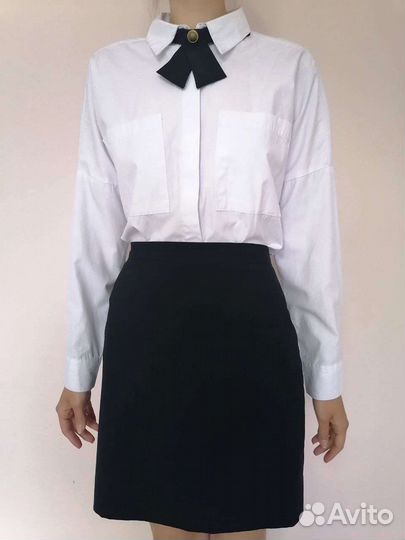 Полицейская форма школьная, китель и юбка-карандаш