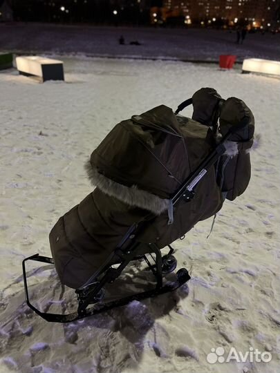 Санки коляска nika