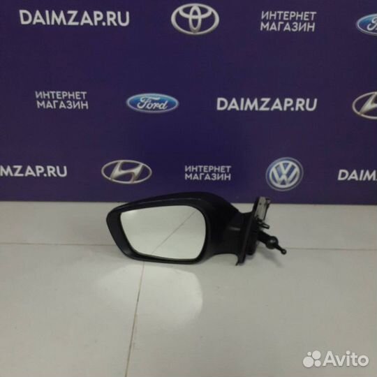 Зеркало Hyundai Solaris 11-17 черное механическое