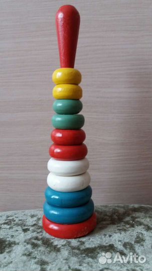 Пирамида игрушка СССР