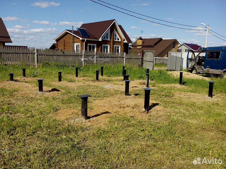 Винтовые сваи 89мм все размеры