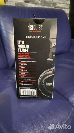 Наушники Hercules HDP DJ45 (новые, Германия)