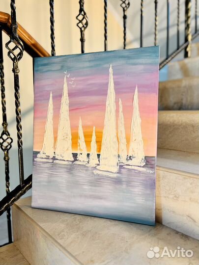 Картина акрилом отличный подарок