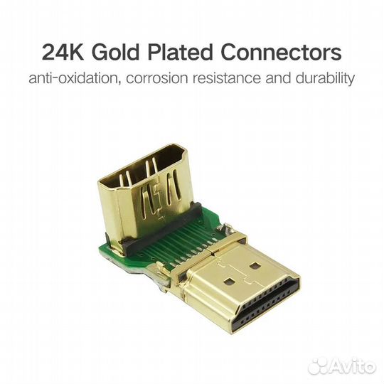 Угловой переходник Кабель-адаптер Ugreen hdmi