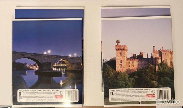 Тетрадь в линейку 40/48/60 стр (за все тетради)