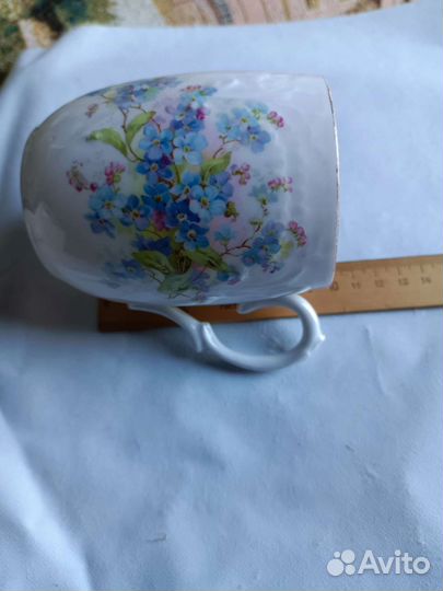 Чашка с блюдцем антиквариат