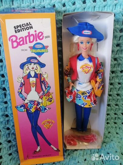 Кукла Barbie kraft treasures 1992 года