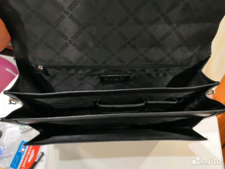 Мужской кожаный портфель Francesco Molinary