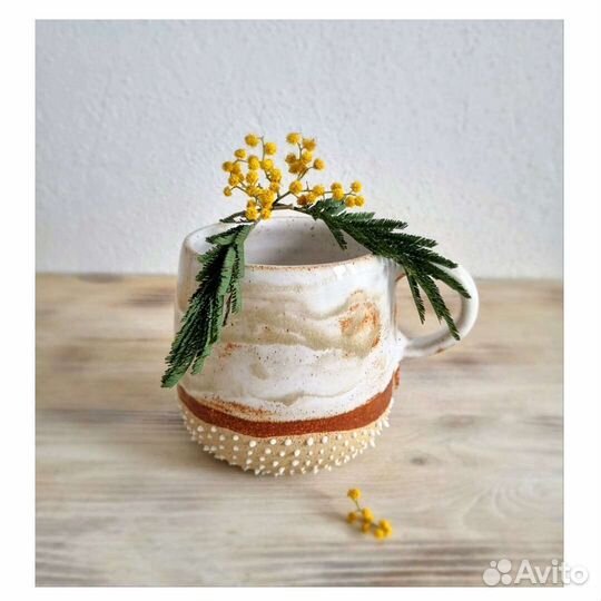 Кружка керамика ручной работы