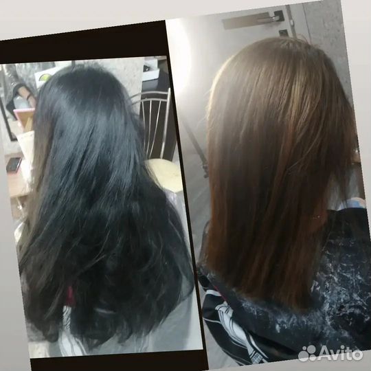 Мелирование волос на дому, окрашивание, стрижки