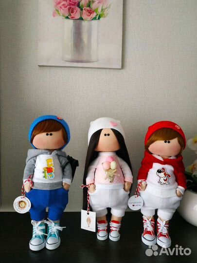 Интерьерная кукла Тильда ручной работы