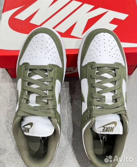 Кроссовки Nike Dunk Low Olive Green оригинал