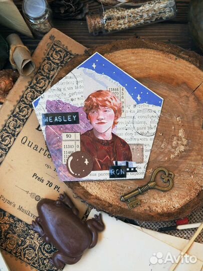 Карточки шоколадных ляшушек Гарри Поттер