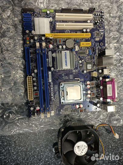 Материнская плата с процессором
