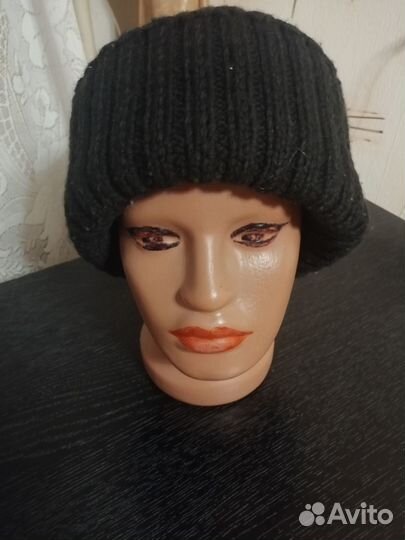 Шапка мужская(ручная вязка)