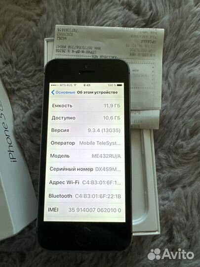 iPhone 5S, 16 ГБ