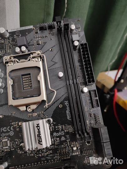 Материнская плата lga 1200 + Кулер 300