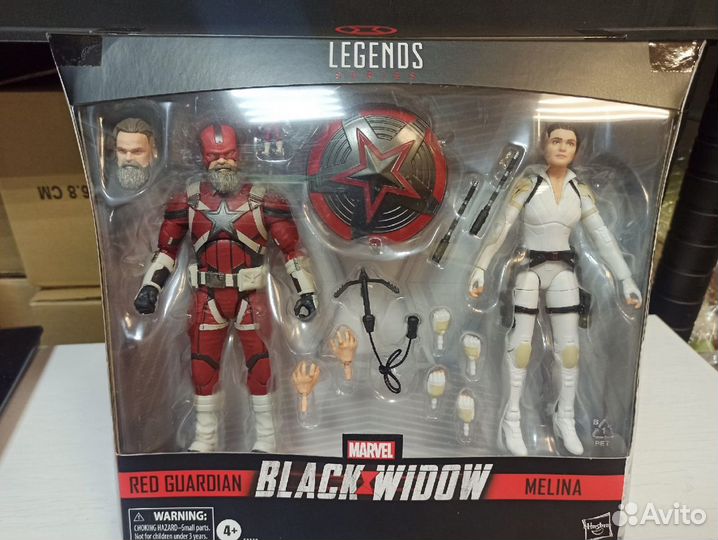 Набор фигурок Marvel Legends Red Guardian & Melina