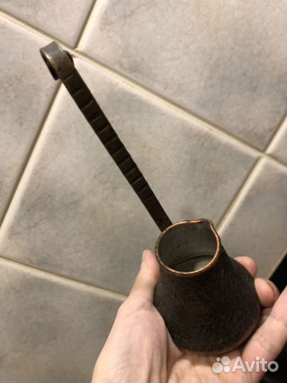 Турецкая медная джезва (турка)