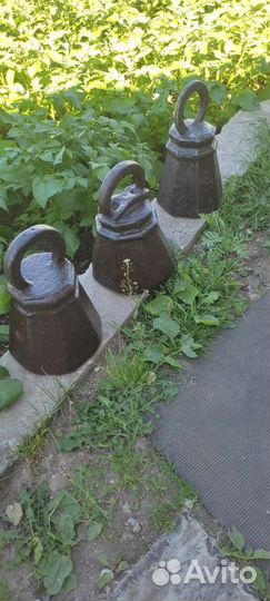 Гири царизм 18век. Двух пудовые