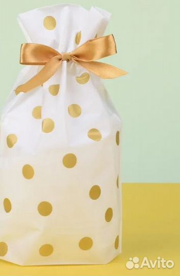 10 Подарочных пакетов + Заколка в подарок