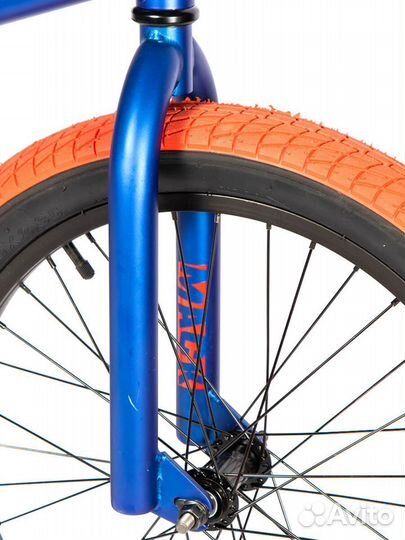 Велосипед трюковой bmx синий