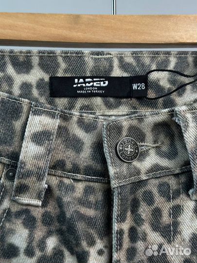 Джинсы Jaded London Faded Leopard Гламурные