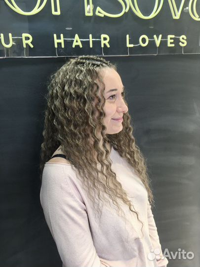 Плетение кос, косички с канекалоном