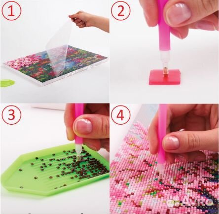 Картина из страз Натюрморт на подрамнике 30х40 см