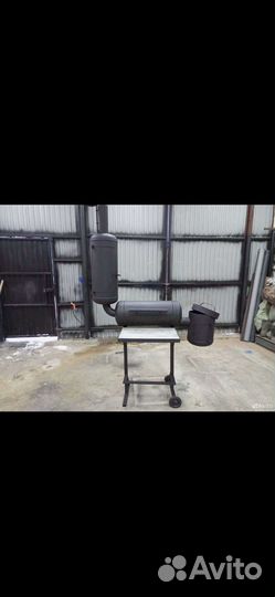 Мангал+коптильня+печь