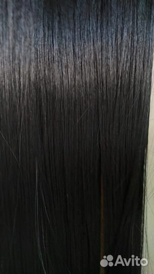 Волосы накладные много цветов 65 см