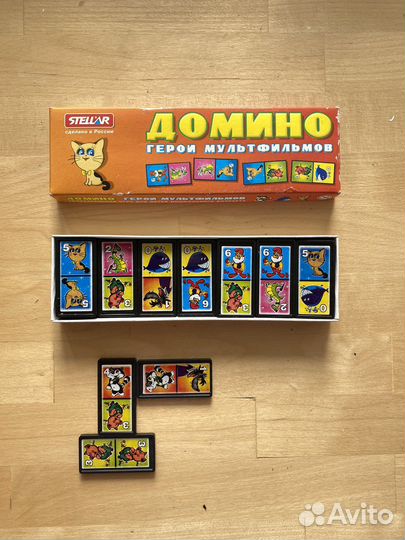 Домино герои мультфильмов