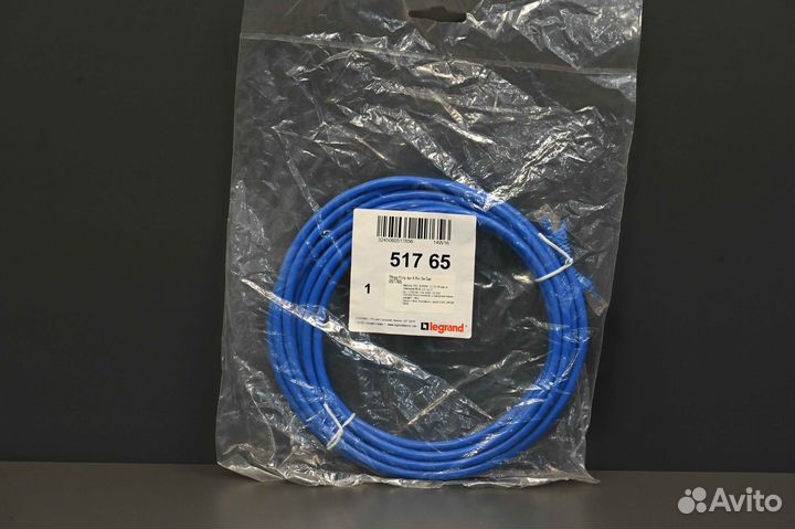 Legrand 051765 Шнур коммутационный, новый, 5 шт