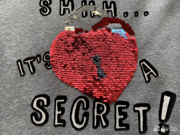 Свитшот Кофта с пайетками Zara Размер 128