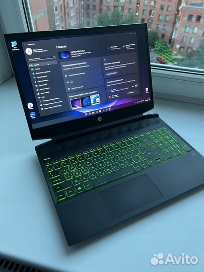 Ноутбук HP pavilion gaming 15-ec1050ur