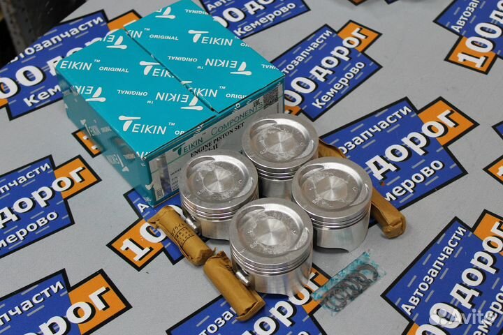 Поршни к-т 4шт +0,50 Suzuki G16A Teikin