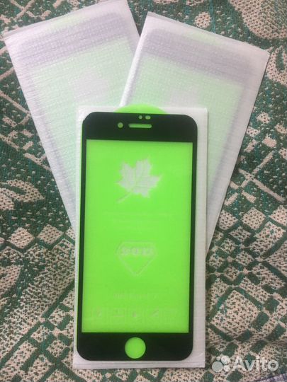 Защитные стёкла на iPhone 5s, 6s plus, 6s/8, 11/XR