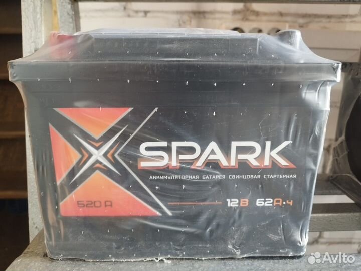 Аккумулятор Spark 62 прямая полярность