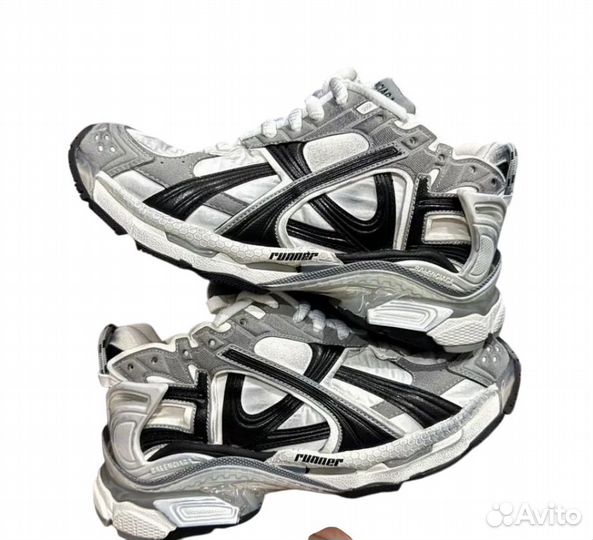 Кроссовки Balenciaga Runner Grey Neylon Sneakers