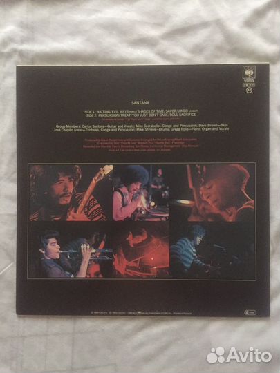Santana, Santana” lp