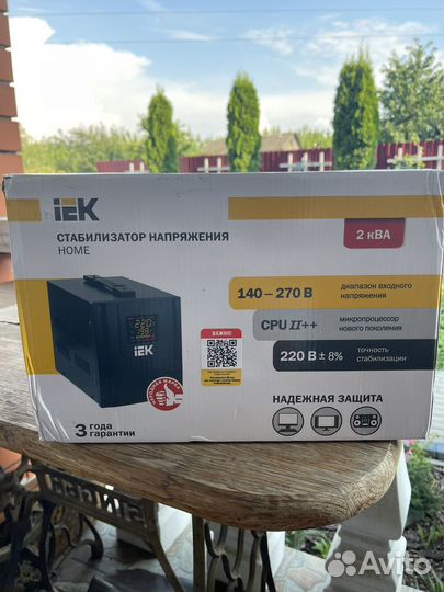 Стабилизатор напряжения iek 2kBA