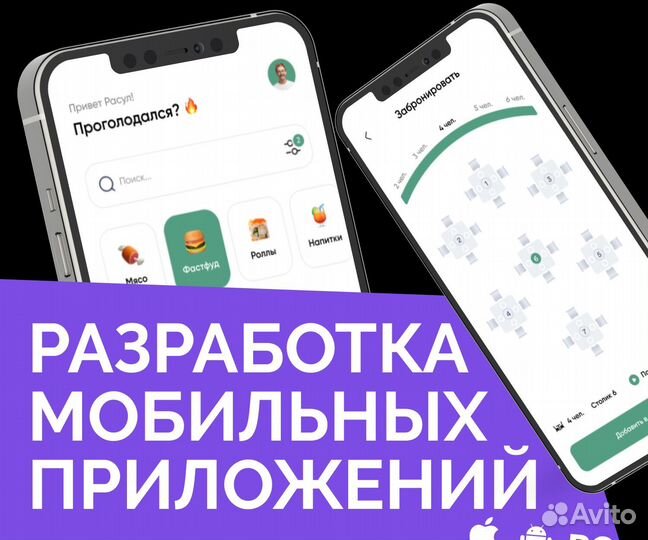Разработка, создание мобильных приложений сайтов