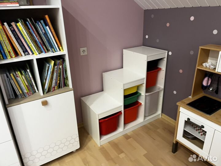 Стеллаж для игрушек горка- труфаст икеа