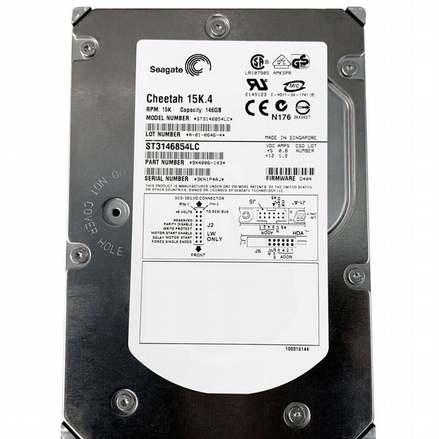 [ST3146854LC] Жесткий Диск Seagate 146,8gb 3.5" St3146854lc