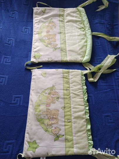 Бортики и балдахин в кроватку