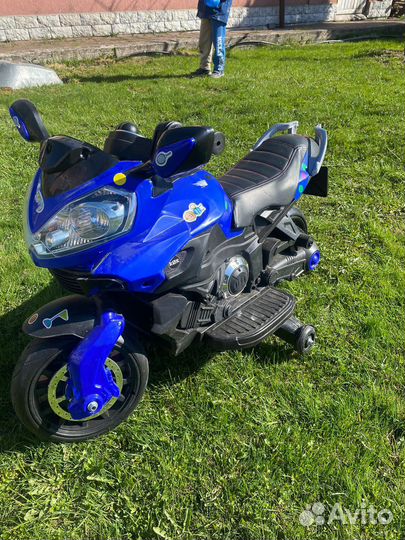 Детский электромобиль мотоцикл