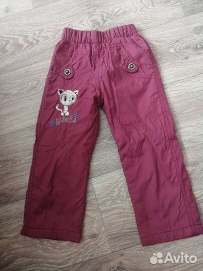 Штанишки для девочки 86
