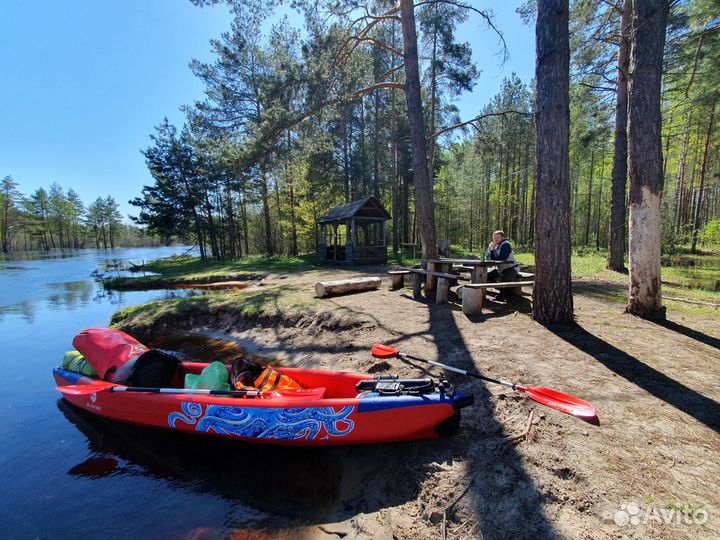 Байдарка двухместная blau SEE kraken-2 премиум