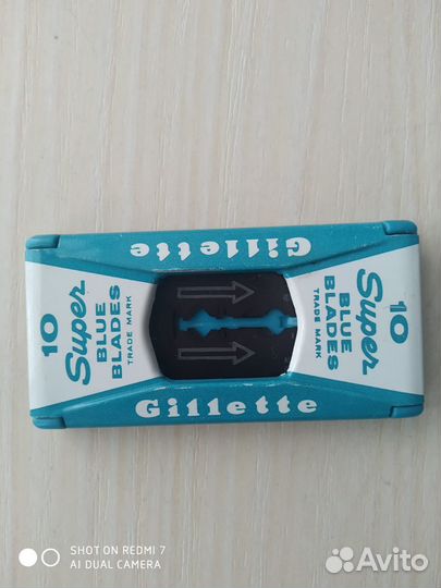 Лезвия для бритья Gillette Super Blue Blades колле